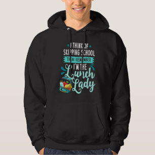 Lunch Lady Holiday  School Cafeteria Worker Hoodie