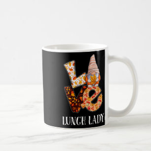 Lunch Lady Love Autumn Fall Gnome For Teachers 1 Coffee Mug