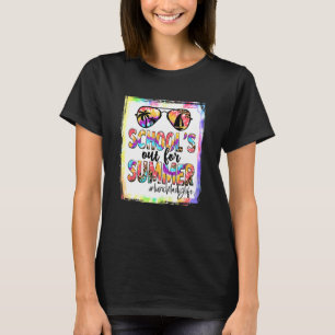 Lunch Lady Schools Out For Summer Tie Dye Last Day T-Shirt
