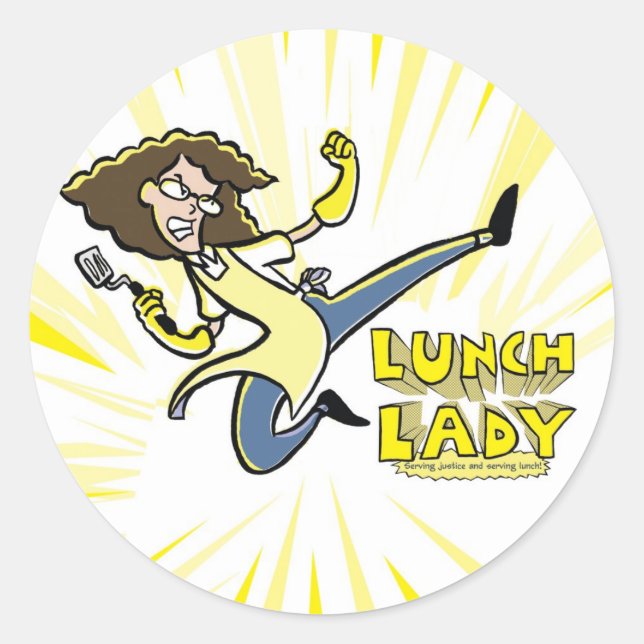 Lunch Lady stickers (Front)