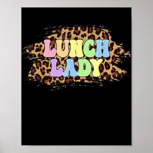 Lunch Lady Teacher Funny Easter Day Lunch Lady  Poster