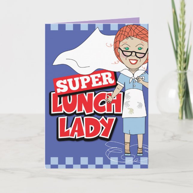 Lunch Lady Thank You Card (Front)