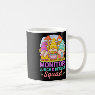 Lunch Monitor Playground Teacher Aide Gnome Fun Re Coffee Mug