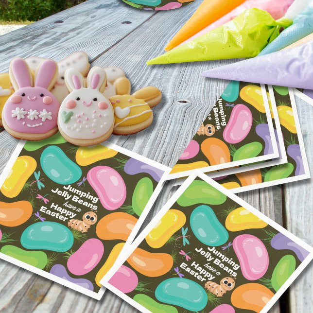 Lunch Napkins Jelly Bean Easter Party (Creator Uploaded)