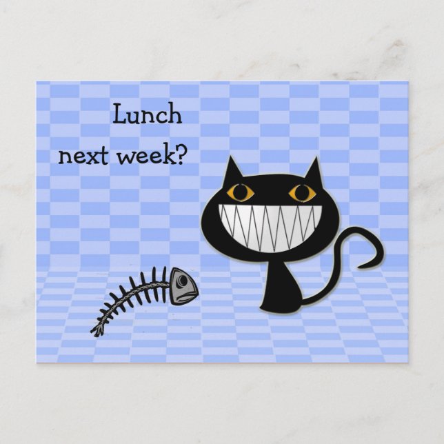 lunch next week? postcard (Front)