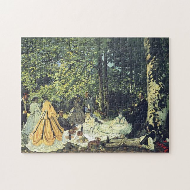 Lunch on the Grass Monet Fine Art Jigsaw Puzzle (Horizontal)