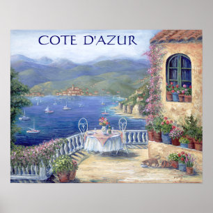 Lunch On The Terrace Poster