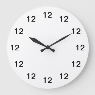 ~Lunch Room Wallclock~ LUNCH ROOM WALLCLOCK. Large Clock