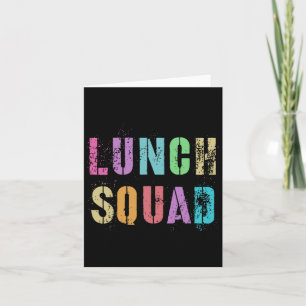 Lunch Squad Back To School Office Food Service Cre Card