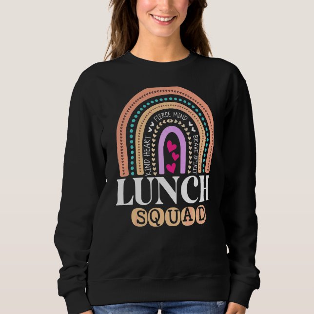 Lunch Squad Group Matching School Cafeteria Crew S Sweatshirt (Front)