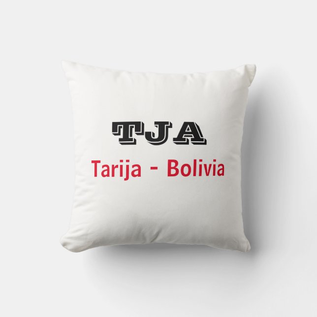 Lunch Tarija Bolivia Cushion (Front)
