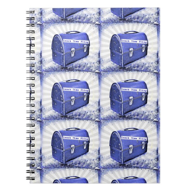 Lunch Time Fling Blues Notebook (Front)