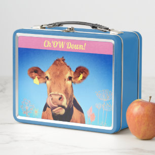 Lunch Time Humour Metal Lunch Box