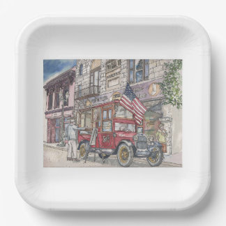 Lunch Wagon Paper Plate