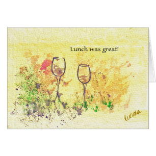 Lunch was great - Customised - Customised