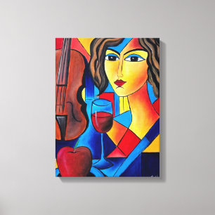 Lunch with Colors Canvas Print