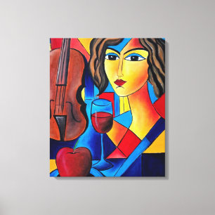Lunch with Colors Canvas Print