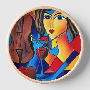 Lunch with Colors Clock