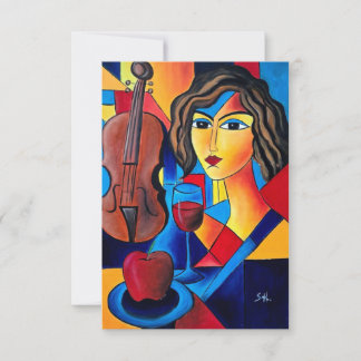 Lunch with Colors Thank You Card