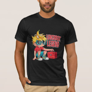 Lunchbox Legend Funny Cartoon Boy T-Shirt