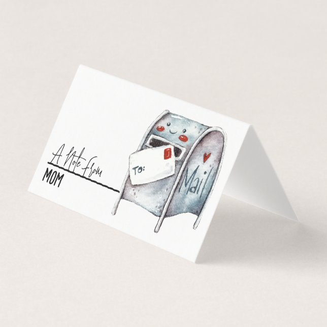 Lunchbox Notes Personalised with Your Name Business Card (Front)