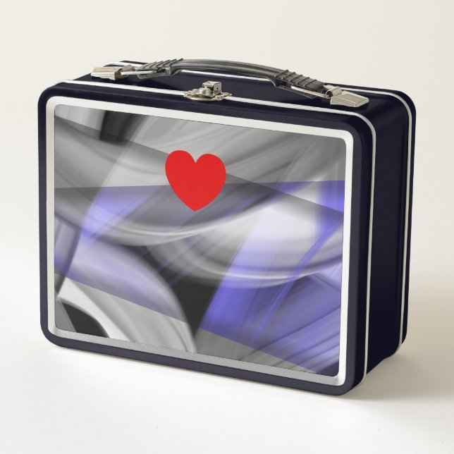 Lunchbox Trend Abstract Lavender Violet (Front)