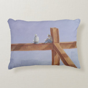 Lunchbreak 1985 decorative cushion