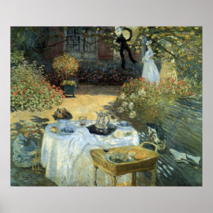 Luncheon by Claude Monet, Vintage Impressionism Poster