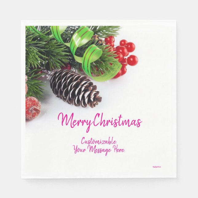 Luncheon Napkins Holidays (Front)