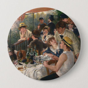 Luncheon of the Boating Party - Auguste Renoir 10 Cm Round Badge