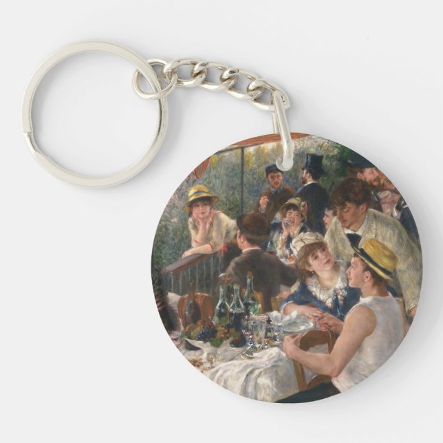 Luncheon of the Boating Party - Auguste Renoir Key Ring (Front)