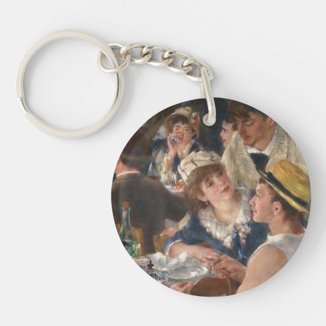 Luncheon of the Boating Party - Auguste Renoir Key Ring (Front)