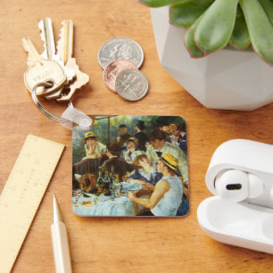 Luncheon of the Boating Party by Pierre Renoir Key Ring