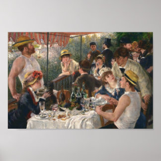 Luncheon of the Boating Party by Renoir Poster