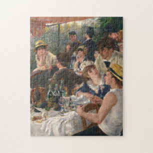 Luncheon of the Boating Party, Renoir 1880 - 1881 Jigsaw Puzzle