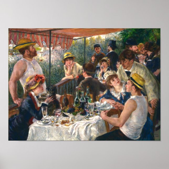 Luncheon of the Boating Party | Renoir | Poster (Front)