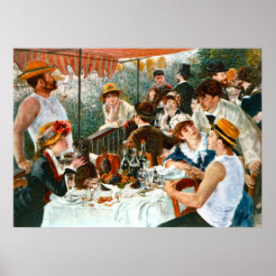 Luncheon of the Boating Party, Renoir Poster