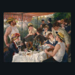 Luncheon of the Boating Party Renoir Vintage Art Poster<br><div class="desc">Premium canvas poster, featuring a beautiful masterpiece vintage oil on canvas painting, by Pierre-Auguste Renoir, of a relaxed boating party engrossed in conversations during a luncheon. Beautiful artwork for vintage fine art / masterpiece / classic art lovers, on 21.7 mil thick premium canvas paper made from an additive-free cotton-poly blend,...</div>
