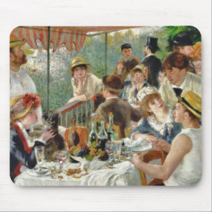 Luncheon of the Boating Party Vintage Renoir Mouse Pad