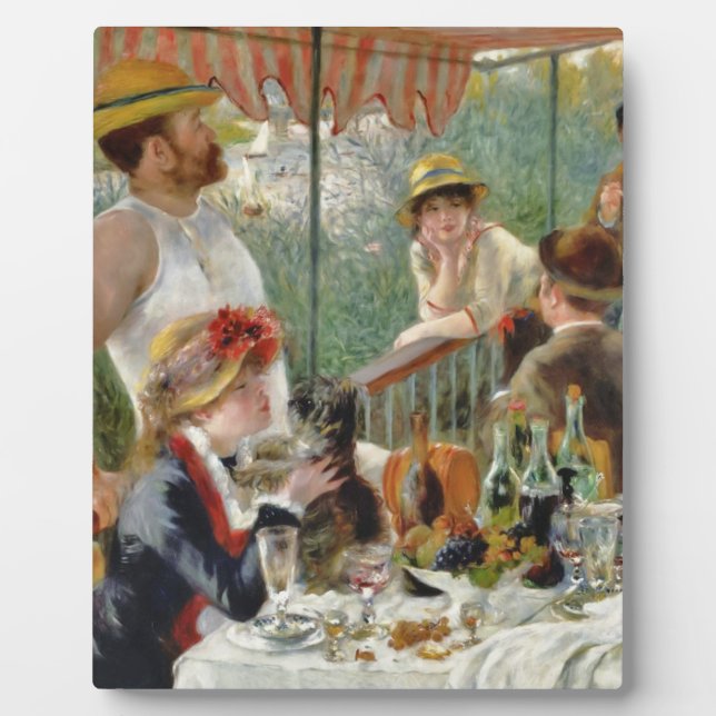 Luncheon of the Boating Party Vintage Renoir Plaque (Front)