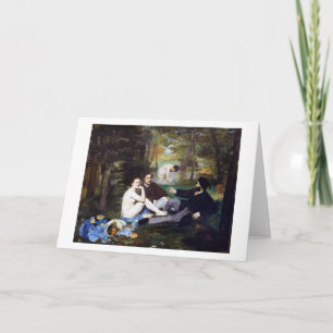 Luncheon on the Grass, Manet Card