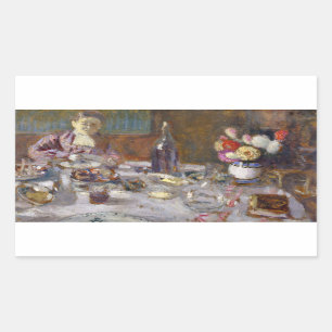 Luncheon Rectangular Sticker