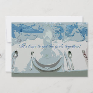 Luncheon Setting Invitation