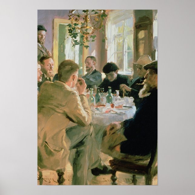 Lunchtime, 1883 poster (Front)