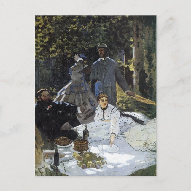 Lunchtime on the Grass Postcard (Front)