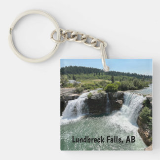 Lundbreck Falls - Alberta Scenery Key Ring