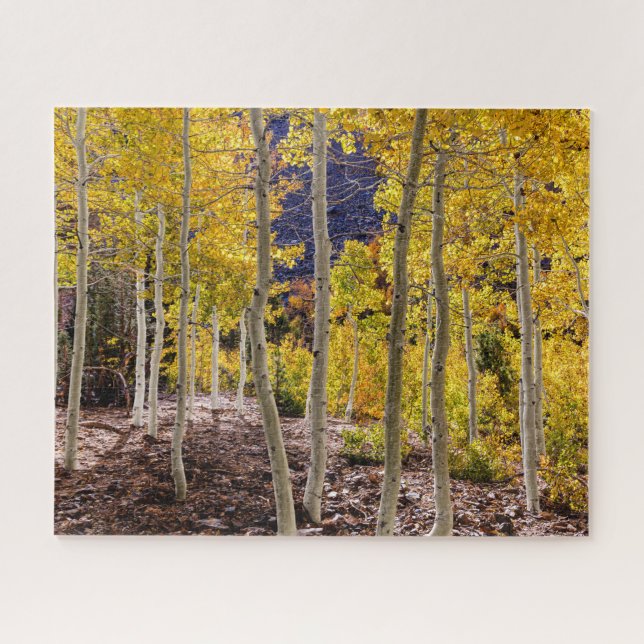 Lundy Canyon Aspens Jigsaw Puzzle (Horizontal)