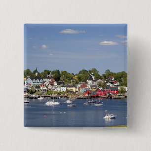 Lunenberg, Nova Scotia, Canada. 2 15 Cm Square Badge
