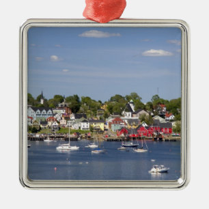 Lunenberg, Nova Scotia, Canada. 2 Metal Ornament
