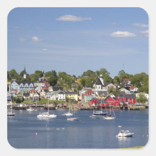 Lunenberg, Nova Scotia, Canada. 2 Square Sticker